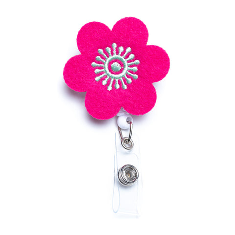 Flower Badge Holder